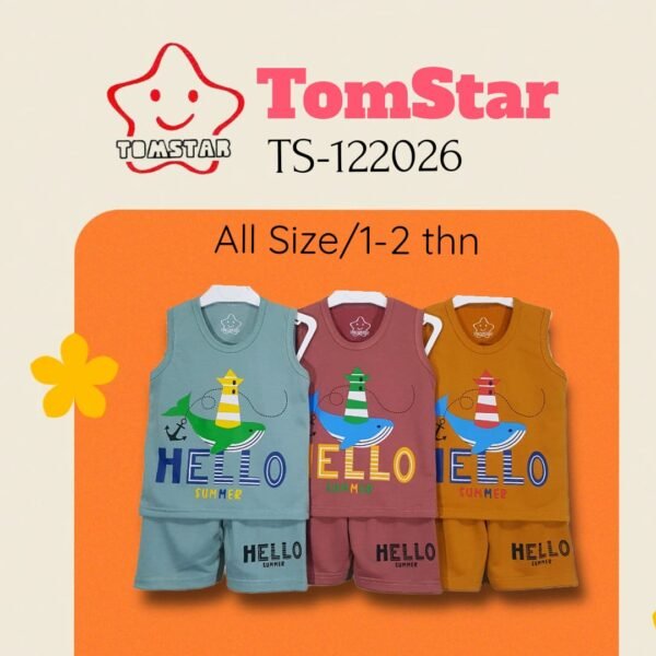 TomStar Setelan SInglet Anak Laki-Laki TS-122026