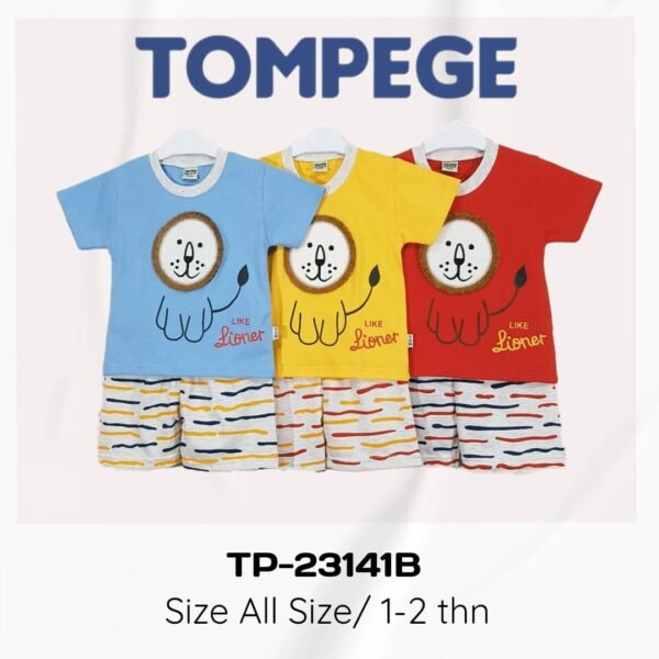 Setelan Oblong Anak Laki Cowok Tompege TP-23141B
