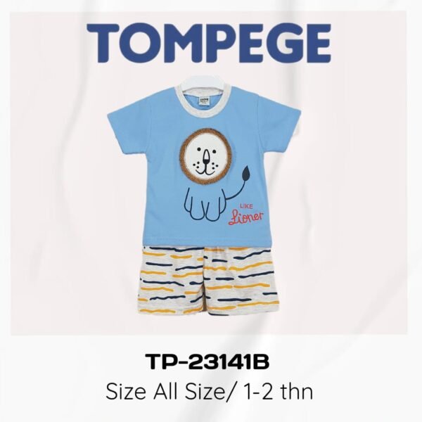 Setelan Oblong Anak Laki Cowok Tompege TP-23141B - Image 2