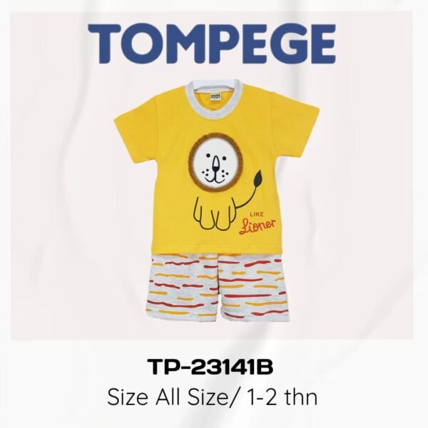 Setelan Oblong Anak Laki Cowok Tompege TP-23141B - Image 3