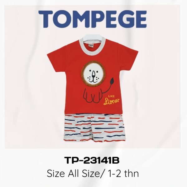 Setelan Oblong Anak Laki Cowok Tompege TP-23141B - Image 4