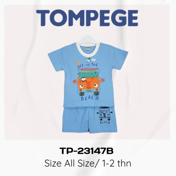 Setelan Oblong Anak Laki Cowok Tompege TP-23147B - Image 2