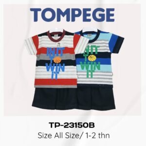 Setelan Oblong Anak Laki Cowok Tompege TP-23150B