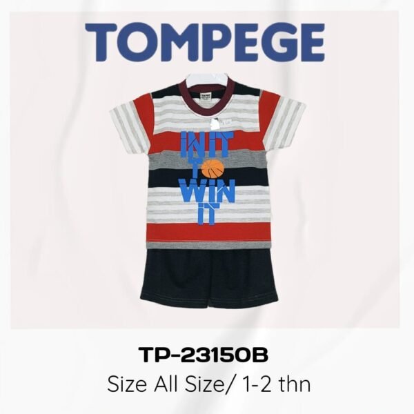Setelan Oblong Anak Laki Cowok Tompege TP-23150B - Image 2