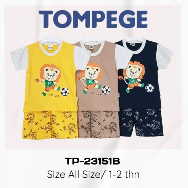 Setelan Oblong Anak Laki Cowok Tompege TP-23151B