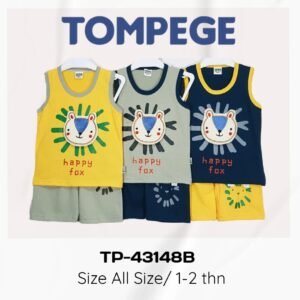 Setelan Singlet Anak Laki Cowok Tompege TP-43148B