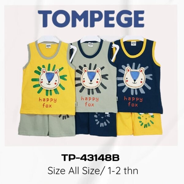 Setelan Singlet Anak Laki Cowok Tompege TP-43148B