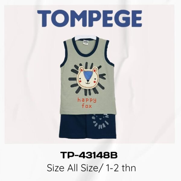 Setelan Singlet Anak Laki Cowok Tompege TP-43148B - Image 2