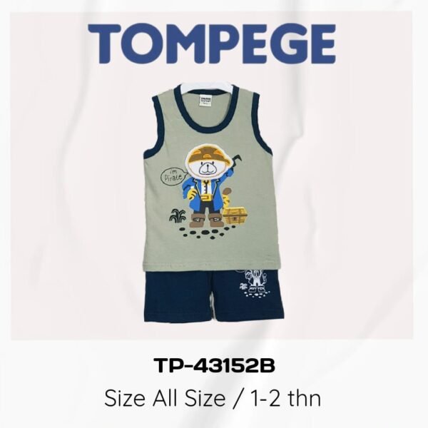 Setelan Singlet Anak Laki Cowok Tompege TP-43152B - Image 2