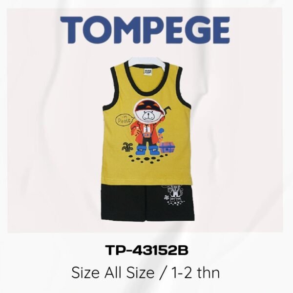 Setelan Singlet Anak Laki Cowok Tompege TP-43152B - Image 3
