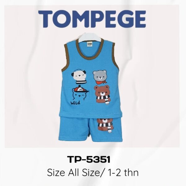 Setelan Singlet Anak Laki Cowok Tompege TP-5351 - Image 2
