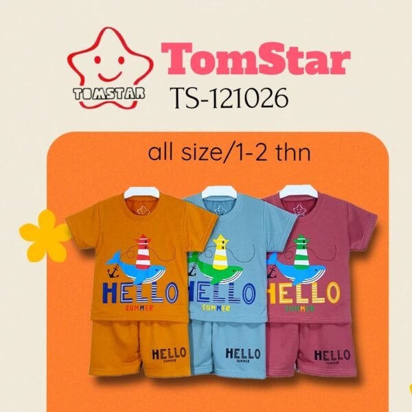 TomStar Setelan Oblong Kaos Anak Laki-Laki TS-121026