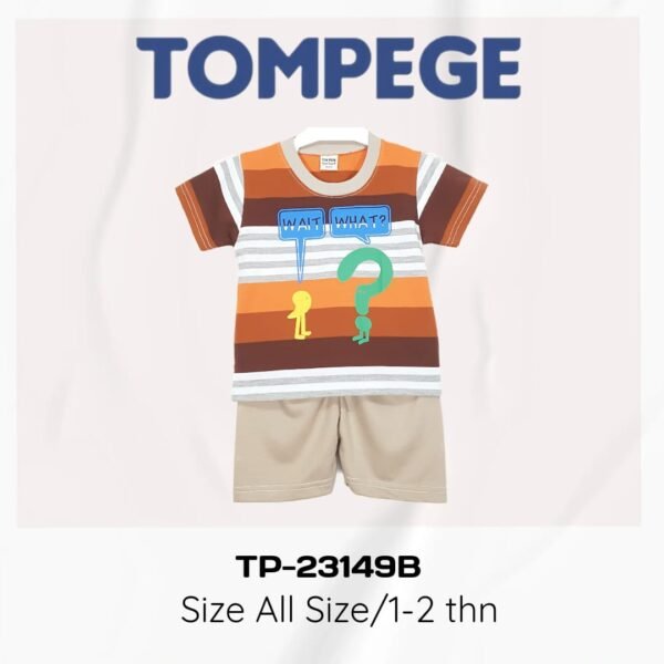 Setelan Oblong Anak Laki Cowok Tompege TP-23149B - Image 2