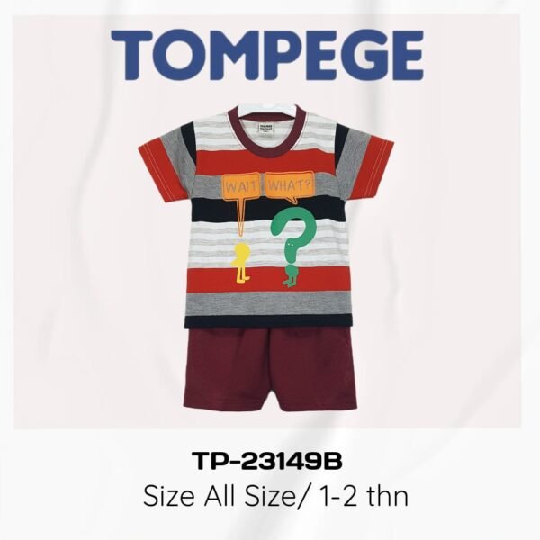 Setelan Oblong Anak Laki Cowok Tompege TP-23149B - Image 3