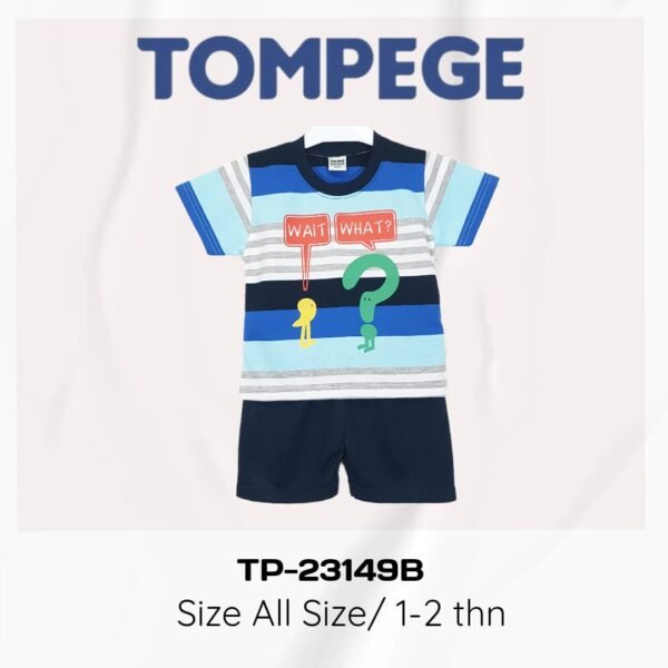 Setelan Oblong Anak Laki Cowok Tompege TP-23149B - Image 4