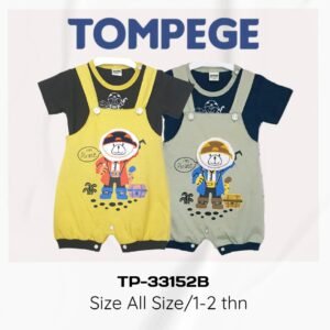 Tompege Jumpsuit Anak Laki Laki Cowok TP-33152B