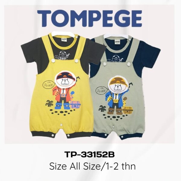 Tompege Jumpsuit Anak Laki Laki Cowok TP-33152B
