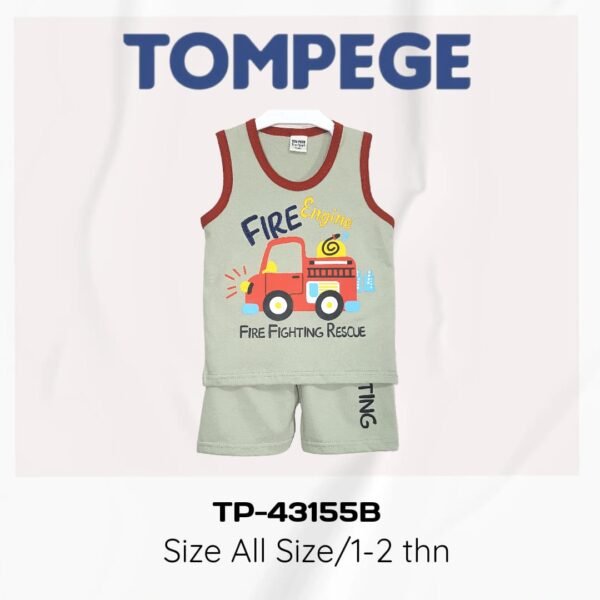 Setelan Singlet Anak Laki Cowok Tompege TP-43155B - Image 2
