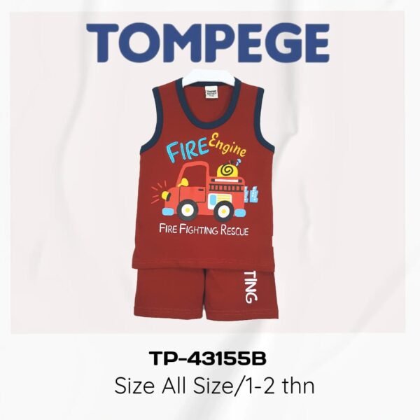 Setelan Singlet Anak Laki Cowok Tompege TP-43155B - Image 3