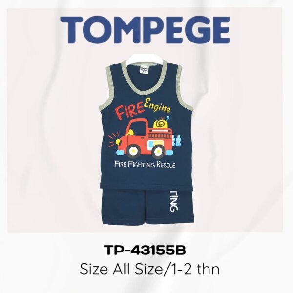 Setelan Singlet Anak Laki Cowok Tompege TP-43155B - Image 4