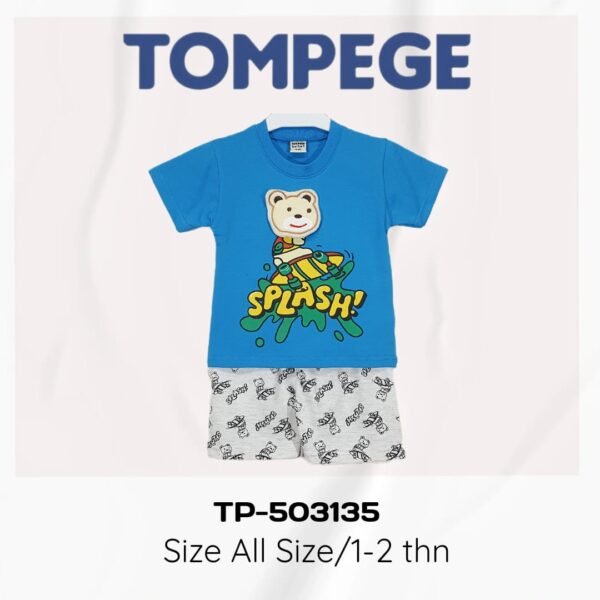 Tompege Setelan Oblong Kaos Anak Laki-Laki TP-503135 - Image 3