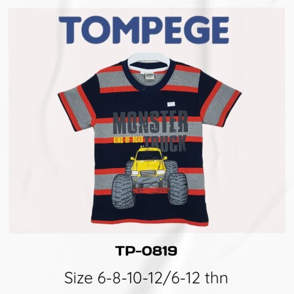Tompege Kaos Atasan Oblong Anak Laki Laki TP-0819 - Image 4