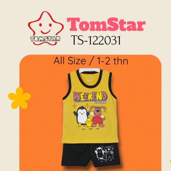 TomStar Setelan Singlet Anak Laki-Laki TS-122031 - Image 3