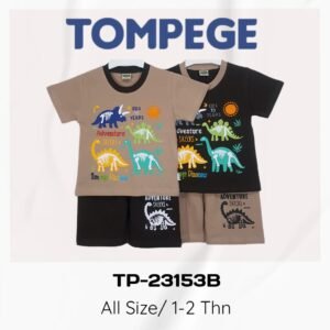 Setelan Oblong Anak Laki Cowok Tompege TP-23153B