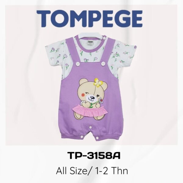 Setelan Jumpsuit Anak Perempuan Tompege TP-3158A - Image 2