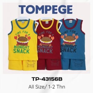Setelan Singlet Anak Laki Cowok Tompege TP-43156B