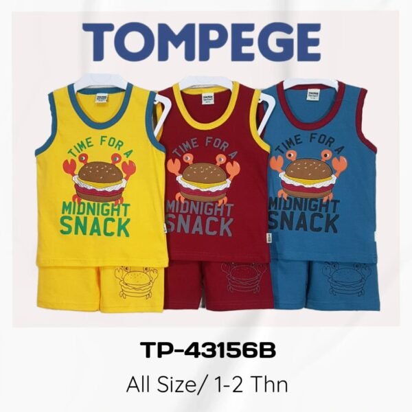 Setelan Singlet Anak Laki Cowok Tompege TP-43156B