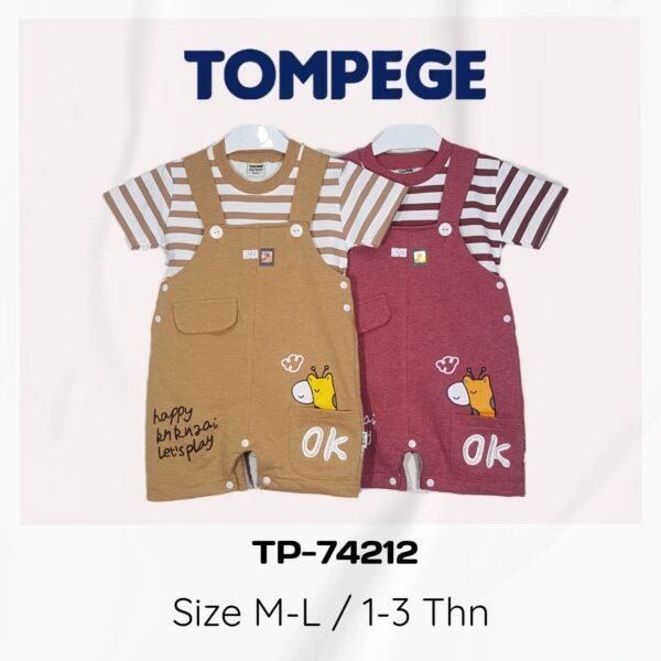 Setelan Jumpsuit Anak Laki Cowok Tompege TP-74212