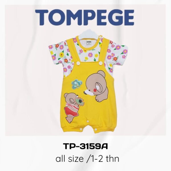 Setelan Jumpsuit Anak Perempuan Tompege TP-3159A - Image 4