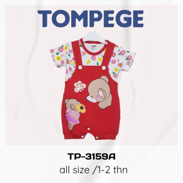 Setelan Jumpsuit Anak Perempuan Tompege TP-3159A - Image 3