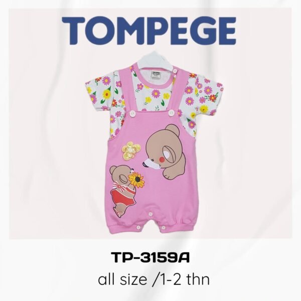 Setelan Jumpsuit Anak Perempuan Tompege TP-3159A - Image 2