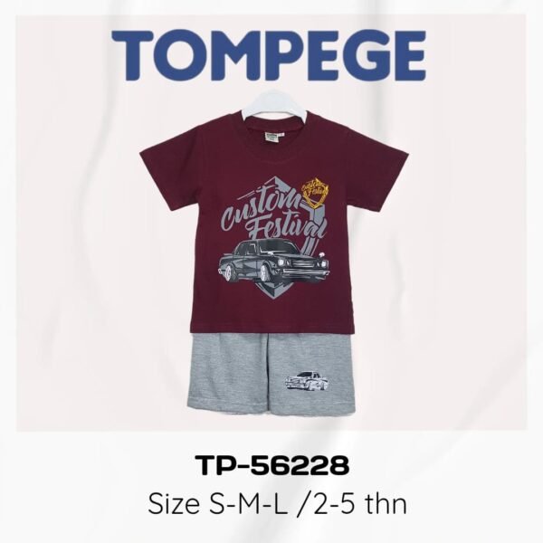 Setelan Oblong Anak Laki Cowok Tompege TP-56228 - Image 3