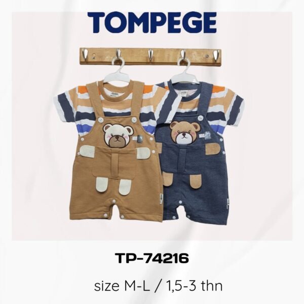Setelan Jumpsuit Anak Laki Cowok Tompege TP-74216