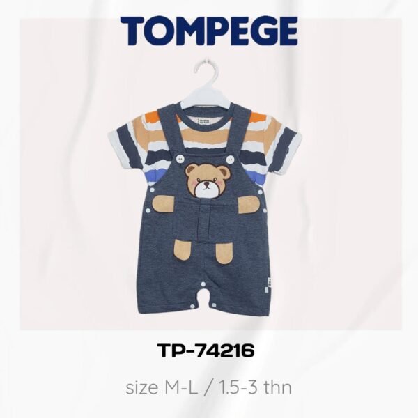 Setelan Jumpsuit Anak Laki Cowok Tompege TP-74216 - Image 3