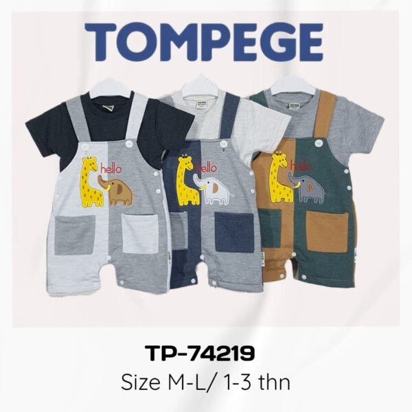 Setelan Jumpsuit Anak Laki Cowok Tompege TP-74219 - Image 2