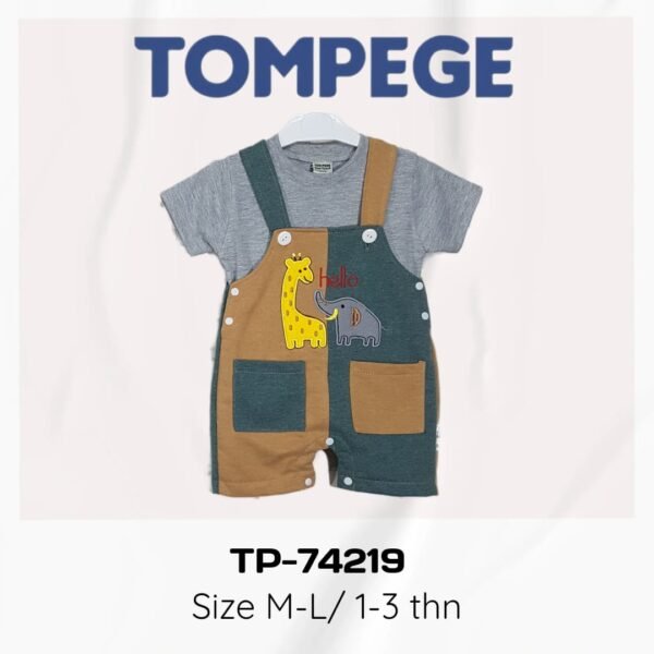 Setelan Jumpsuit Anak Laki Cowok Tompege TP-74219 - Image 3