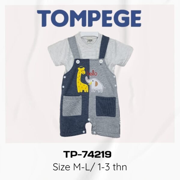 Setelan Jumpsuit Anak Laki Cowok Tompege TP-74219 - Image 4