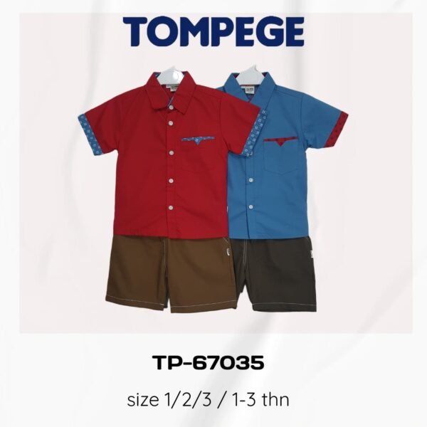 Tompege Kemeja Anak Laki-Laki TP-67035 - Image 2