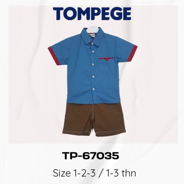 Tompege Kemeja Anak Laki-Laki TP-67035 - Image 4