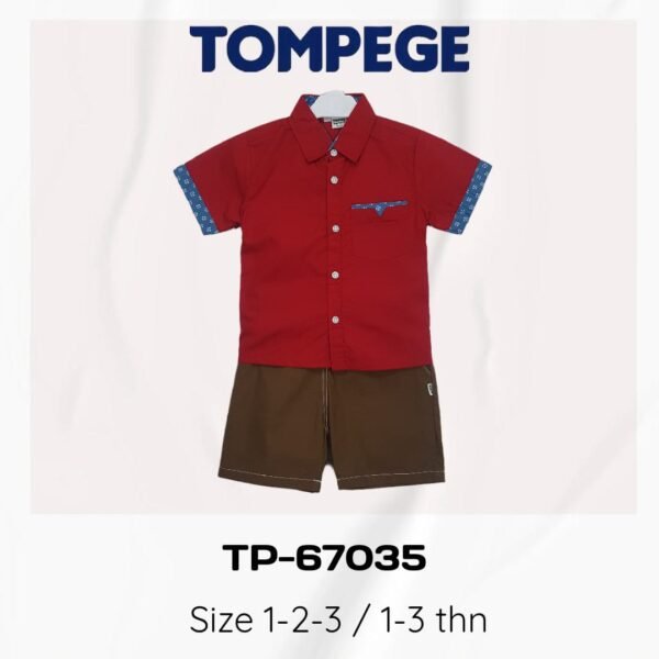 Tompege Kemeja Anak Laki-Laki TP-67035 - Image 3