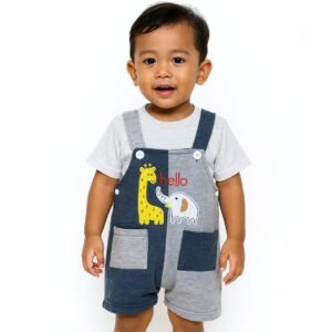 Setelan Jumpsuit Anak Laki Cowok Tompege TP-74219