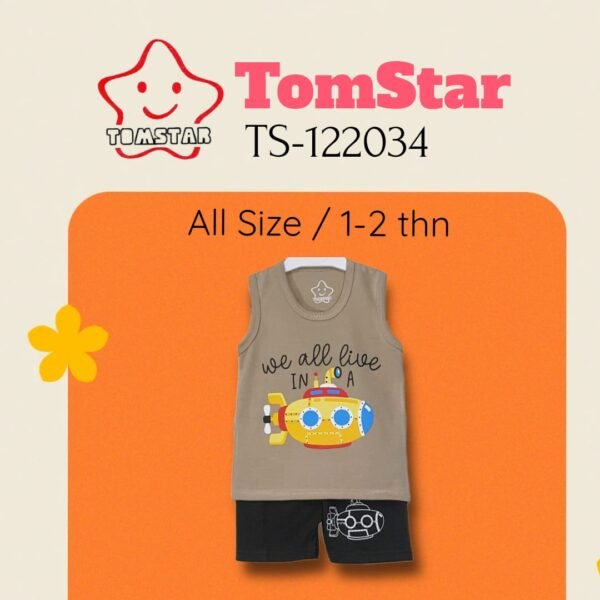 TomStar Setelan SInglet Anak Laki-Laki TS-122034 - Image 3