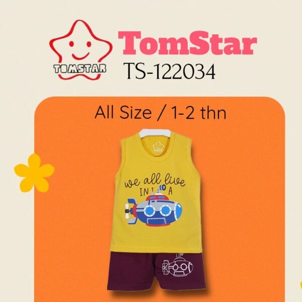 TomStar Setelan SInglet Anak Laki-Laki TS-122034 - Image 5