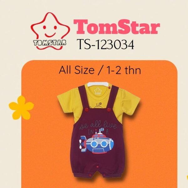 TomStar Setelan Jumpsuit Anak Laki Cowok TS-123034 - Image 2