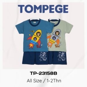 Setelan Oblong Anak Laki Cowok Tompege TP-23158B