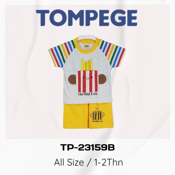 Setelan Oblong Anak Laki Cowok Tompege TP-23159B - Image 2